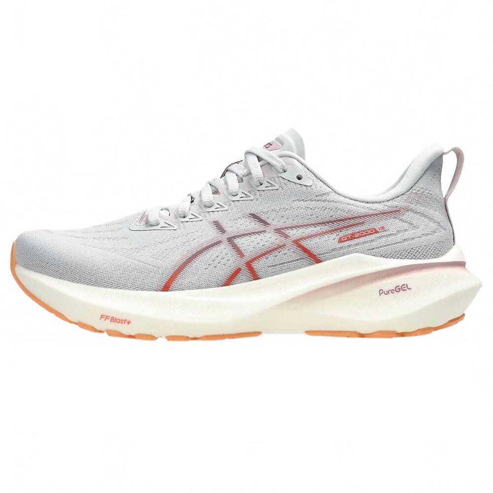 NEW ASICS women's gt-2000 13 shoes in concrete/watershed rose - Picture 2 of 5